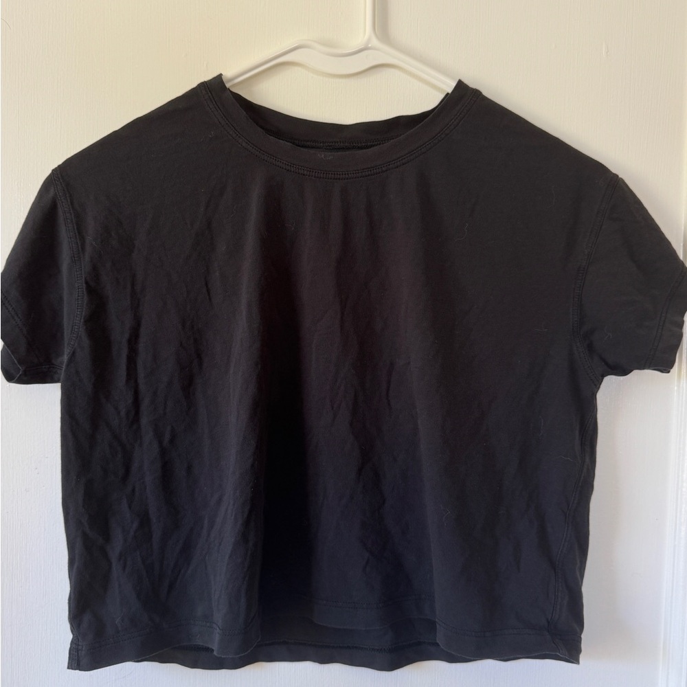 Lululemon Cates Tee, Size 0, Color Black